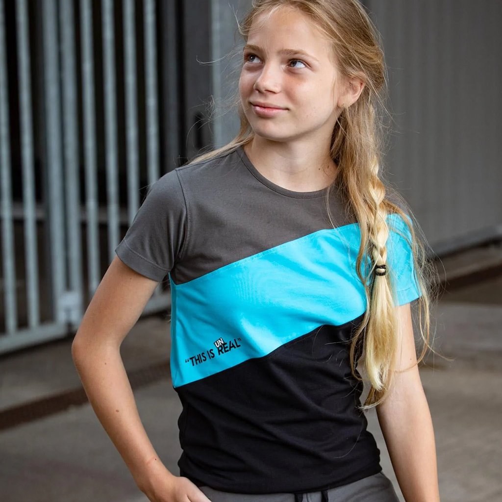 T-shirt Lauren (neon blue)