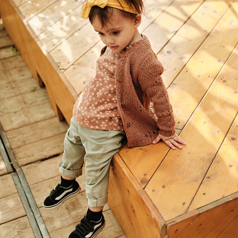 Gebreid vestje (wood)