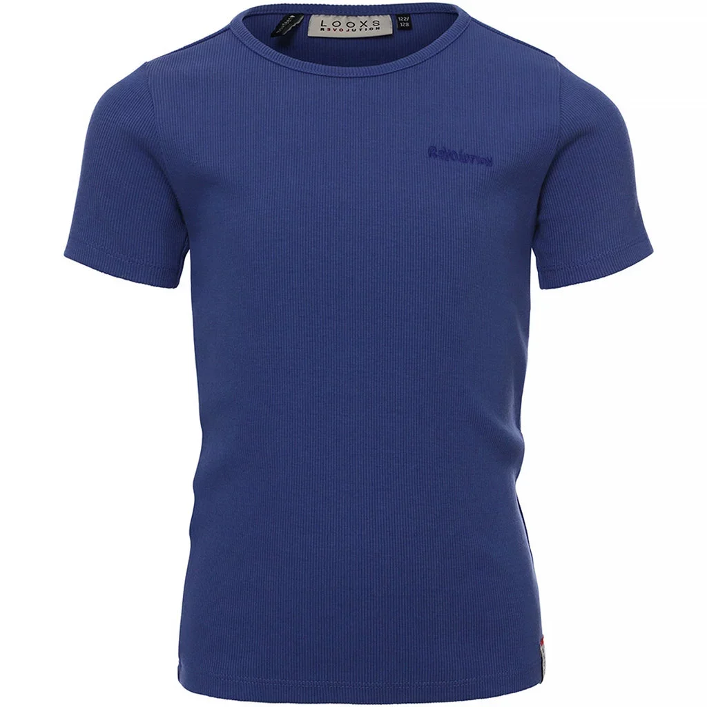 T-shirt rib (violet blue)