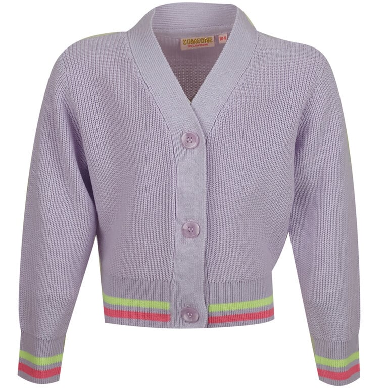 Gebreid vest Livia (light lila)