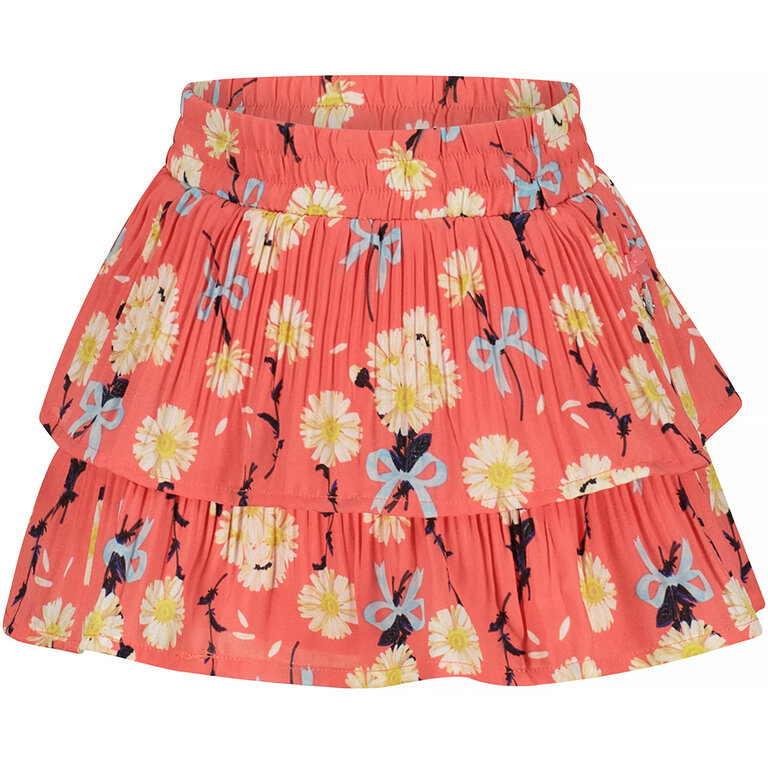 Rokje Tini daisies & bows (tea rose)