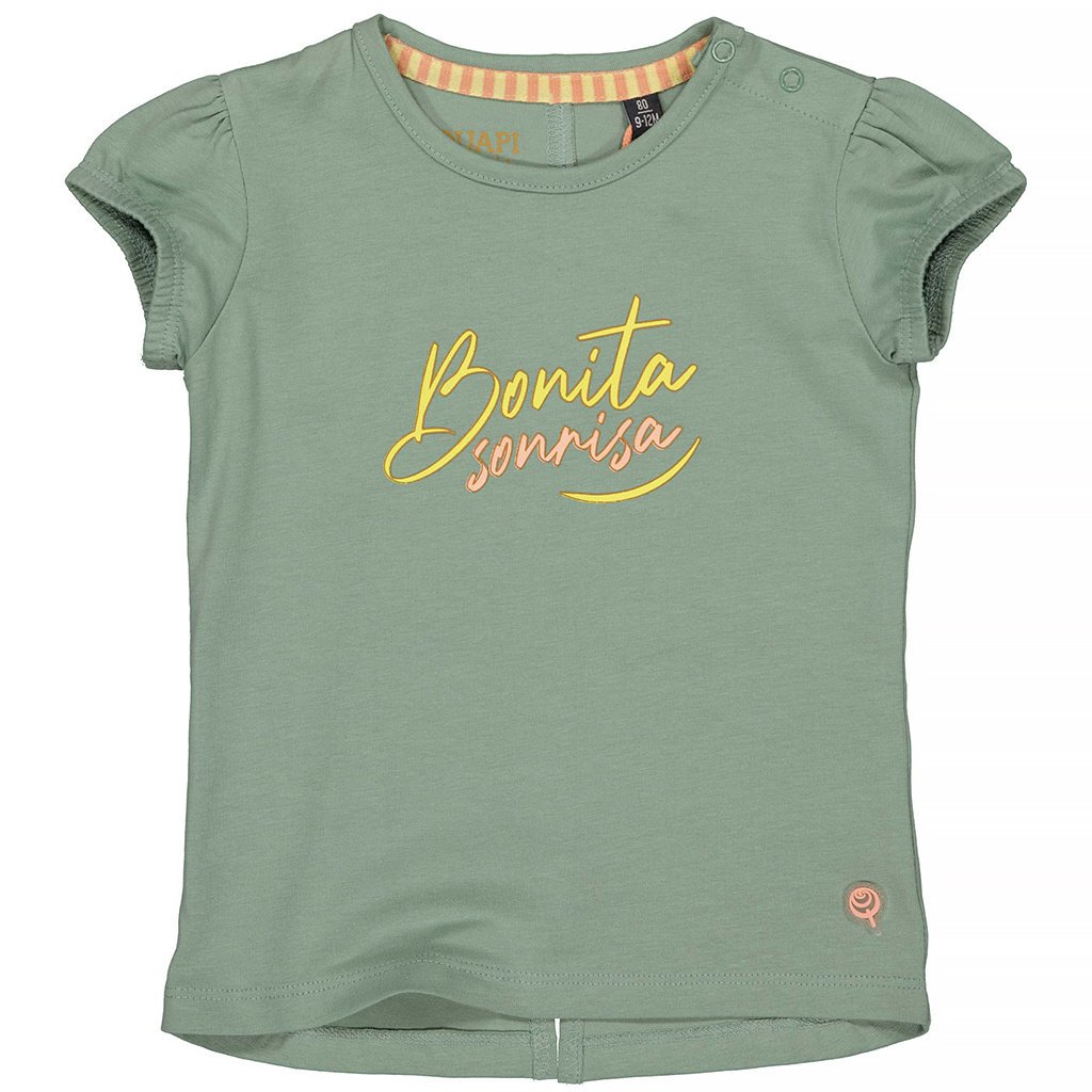T-shirtje Velicia (green army)