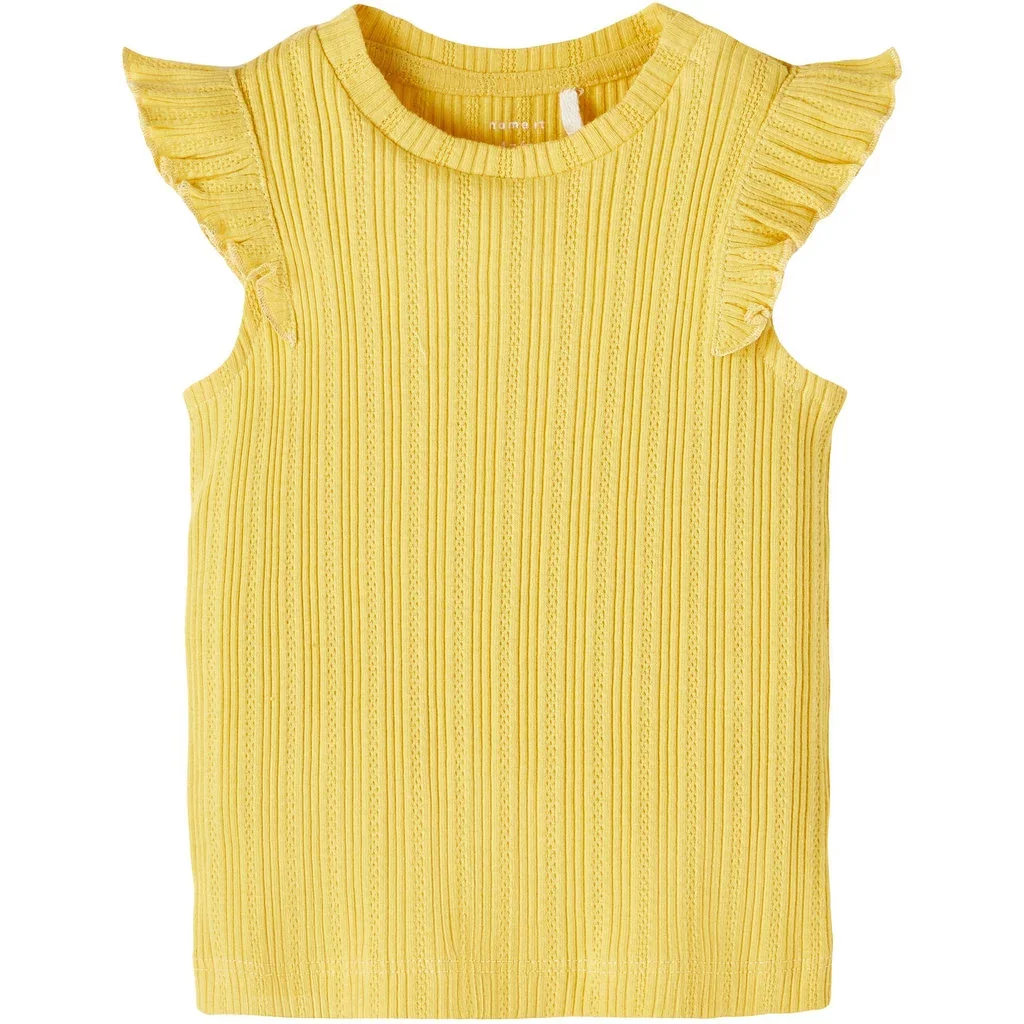T-shirt rib Fallie (misted yellow)