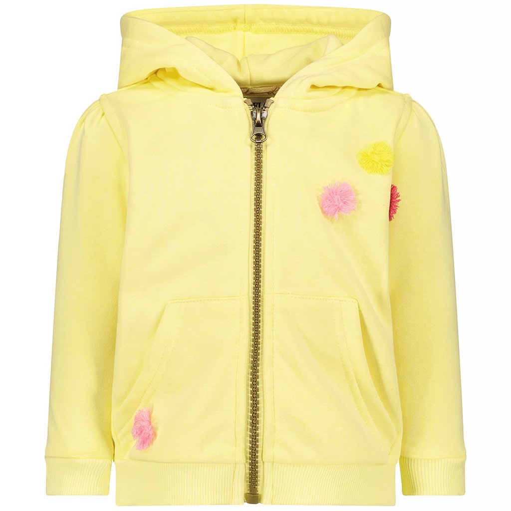 Vestje hoodie (soft yellow)