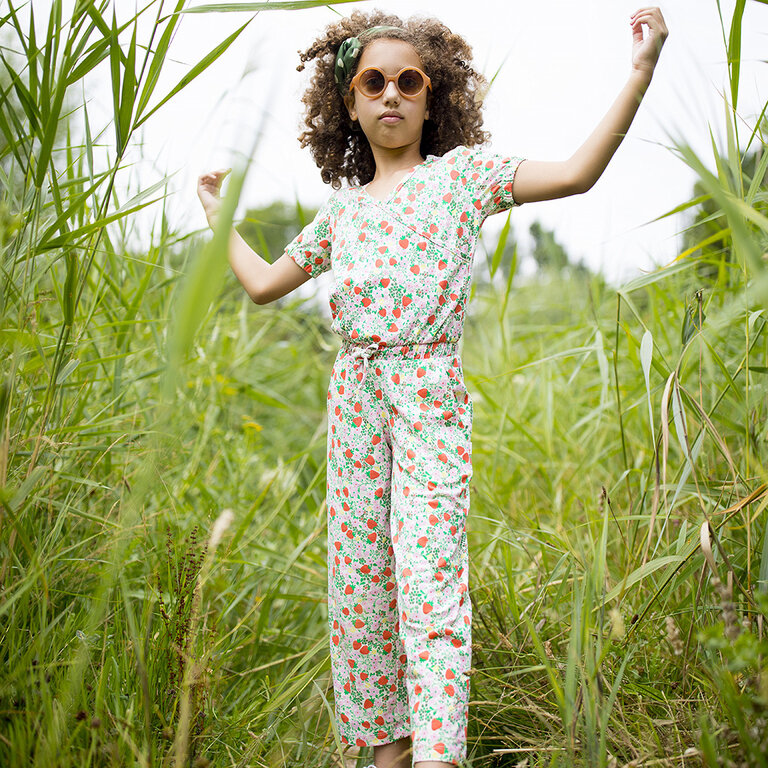 Jumpsuit Strawberries (living coral)