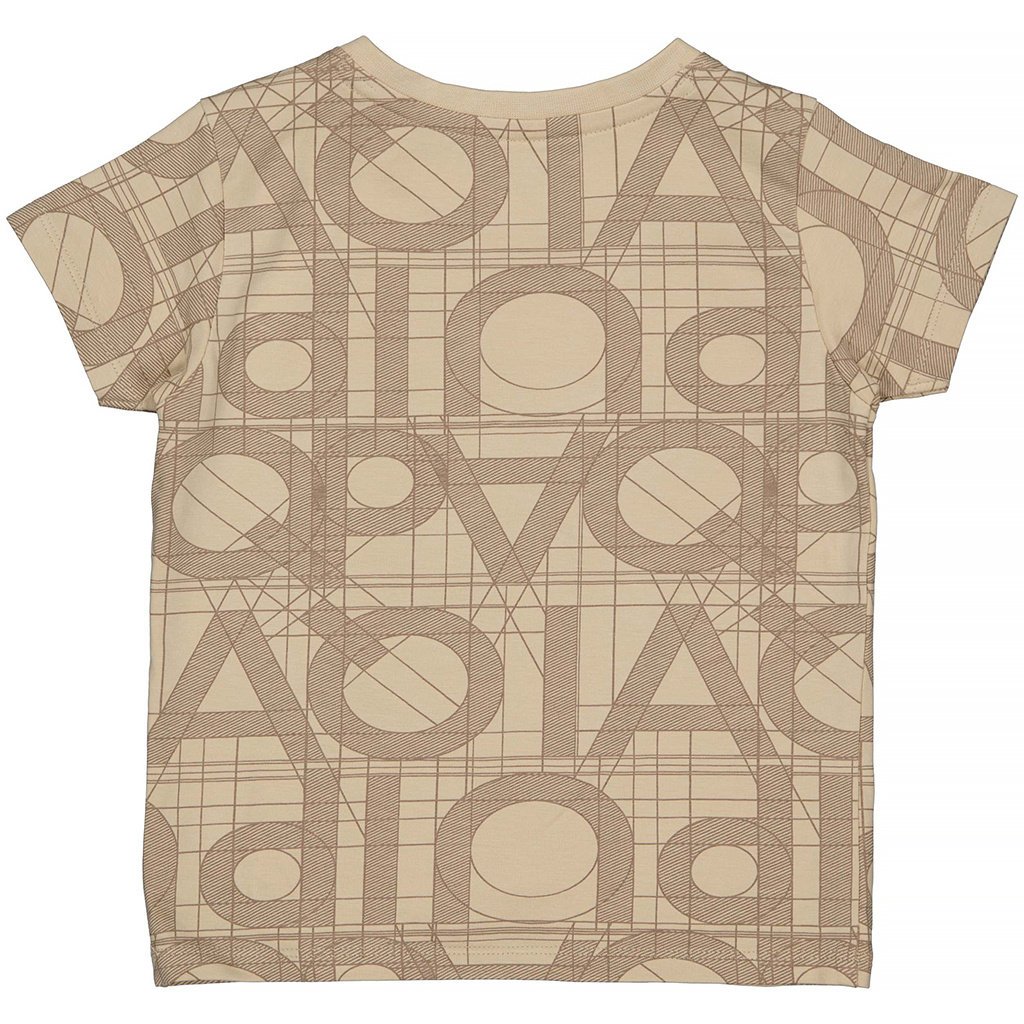 T-shirtje Valdis (aop sand letters)