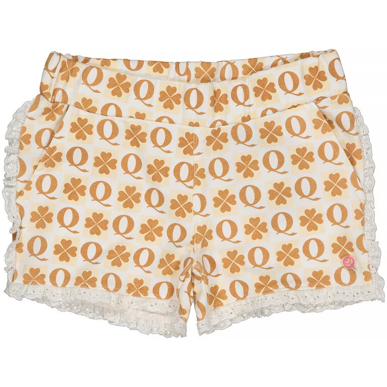 Korte broek Tuur (aop mocca clover)