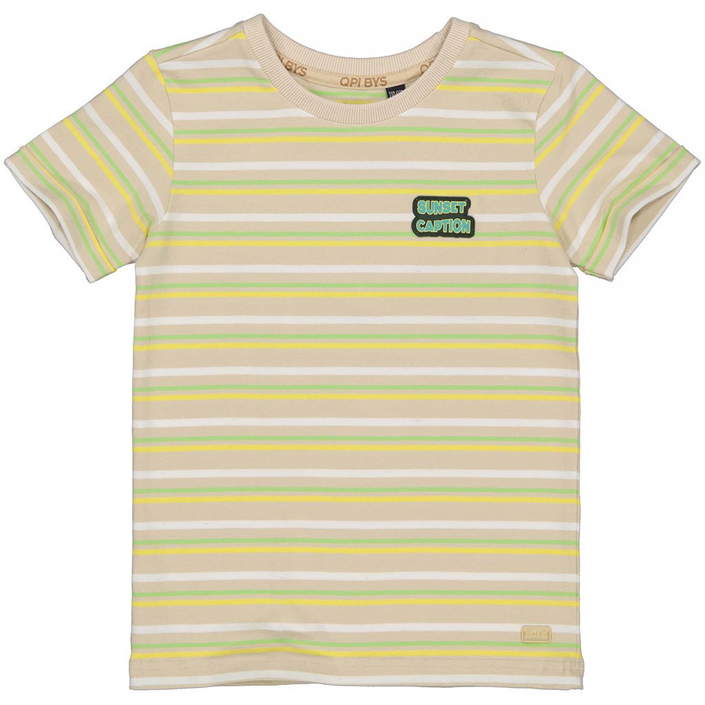T-shirt Taroh (aop sand stripe)