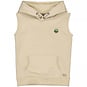 Quapi Mouwloze trui hoodie Thomas (sand)