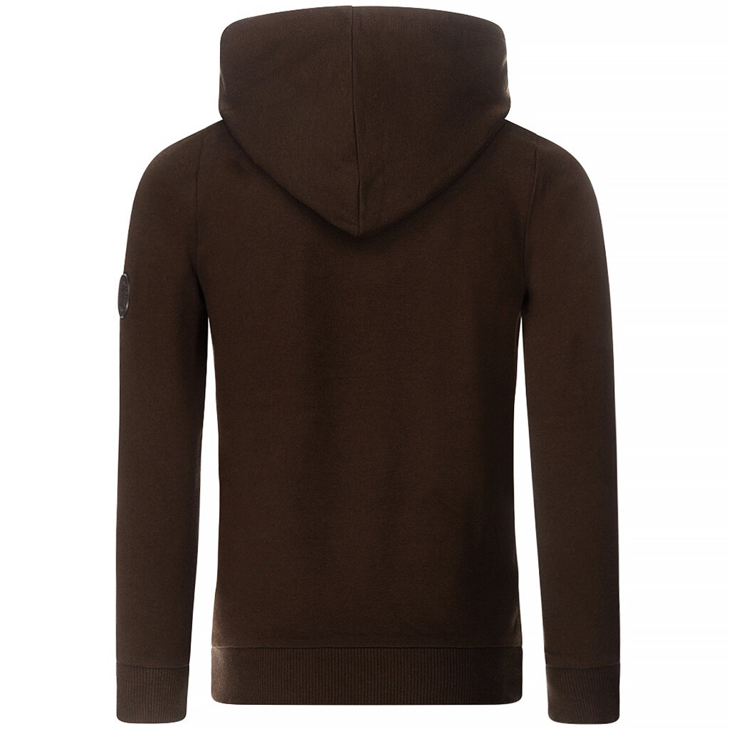 Trui hoodie (dark brown)