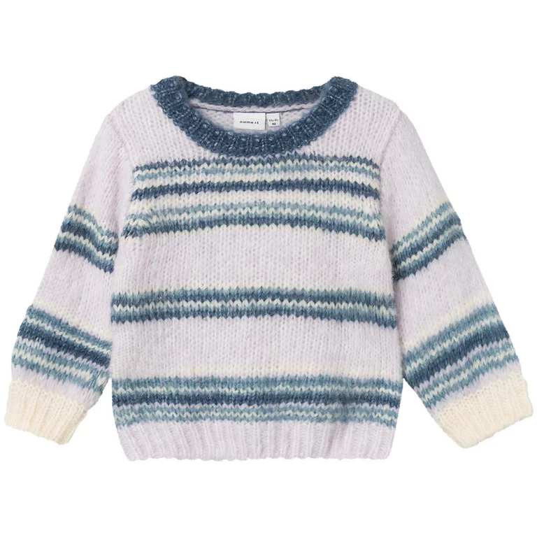 Gebreide trui Lahelle (orchid hush)