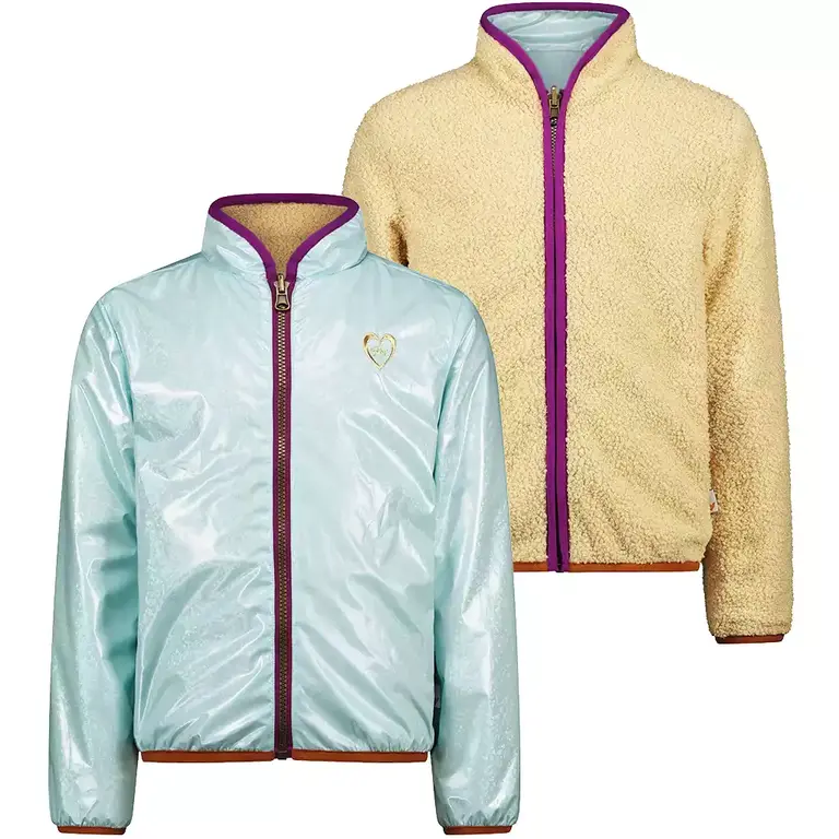 Zomerjas REVERSIBLE metalic fur (paradise green)