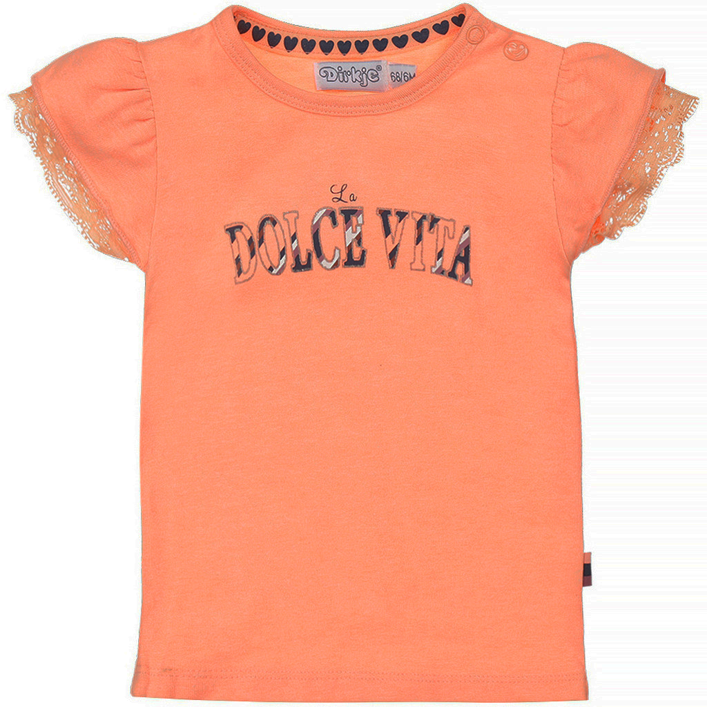 T-shirt Bella (neon peach)