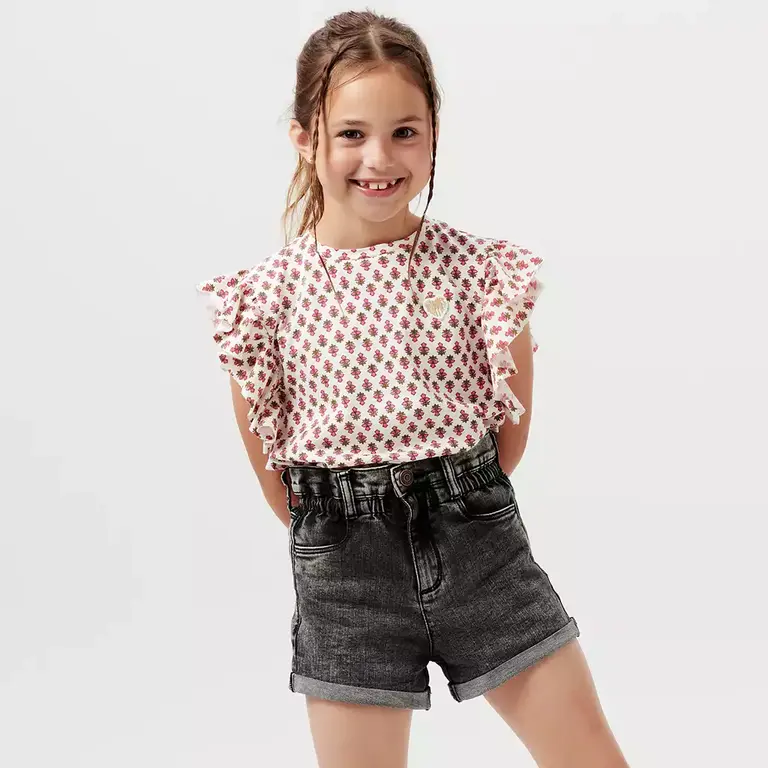 Korte spijkerbroek Short Pelham (grey dennim)