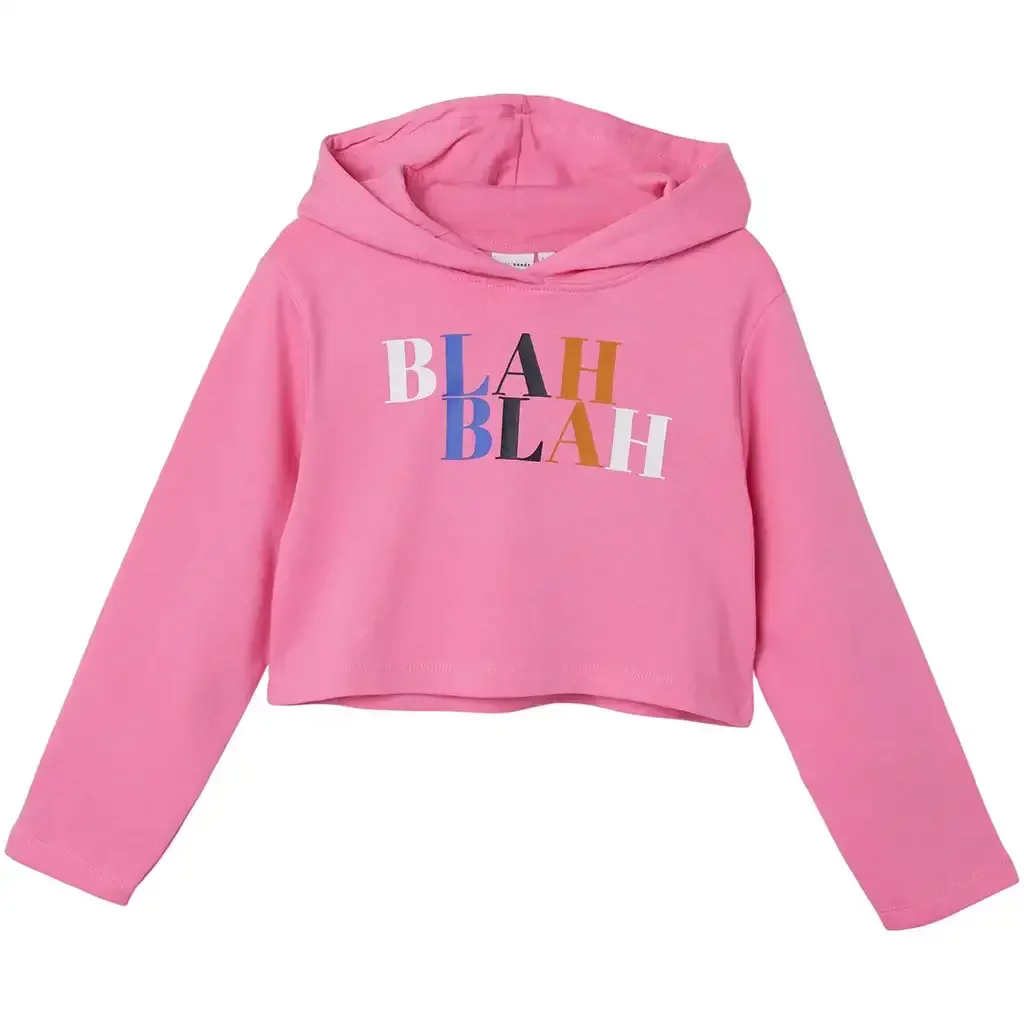 Trui hoodie boxy Viala (pink cosmos)