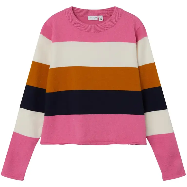 Gebreide trui Vajsa (pink cosmos)