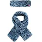 B.Nosy Fur haarband met sjaal (blue tiger)