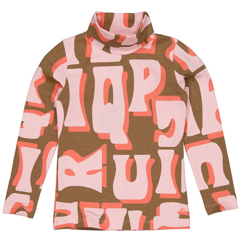 Longsleeve Alice (brown almond letter)