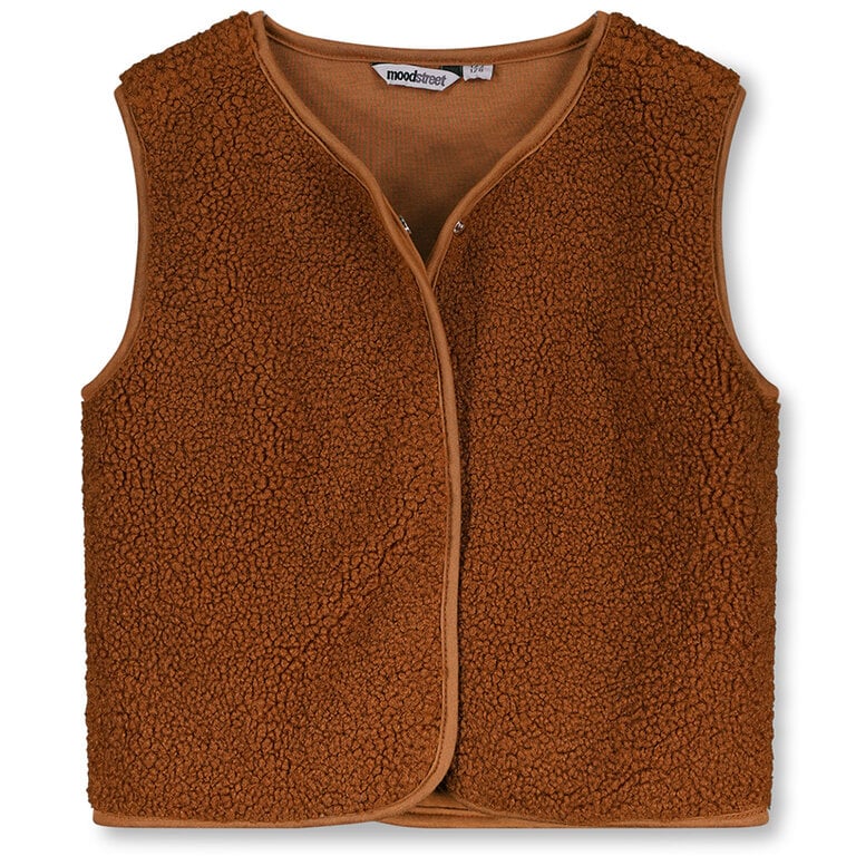 Gilet teddy (camel)
