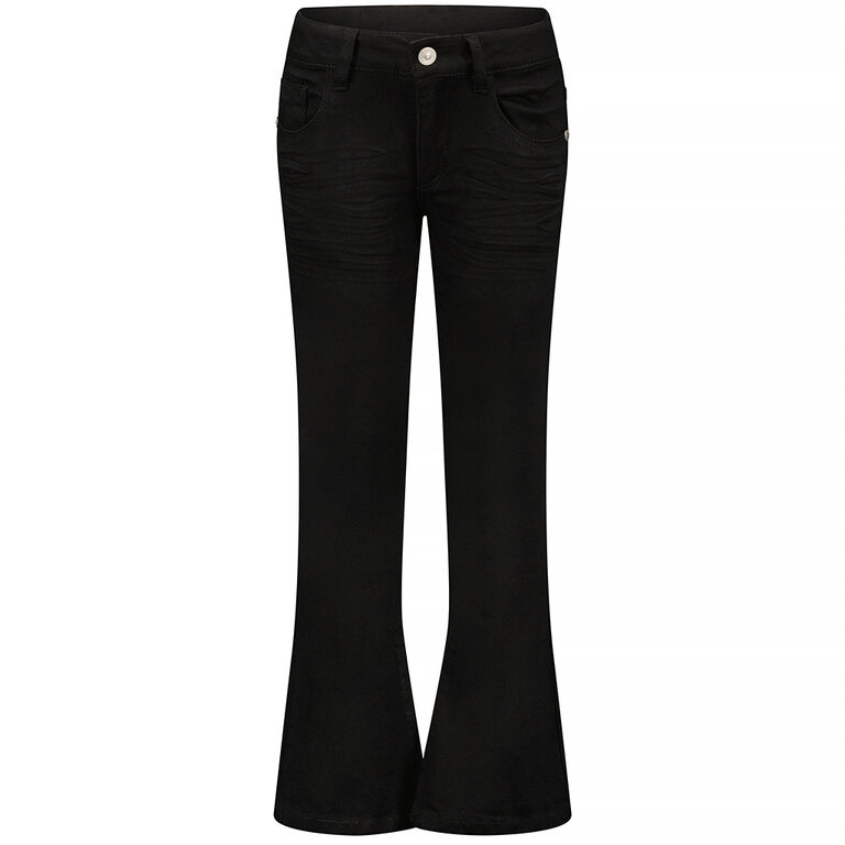 Jeans flare stretch (black denim)