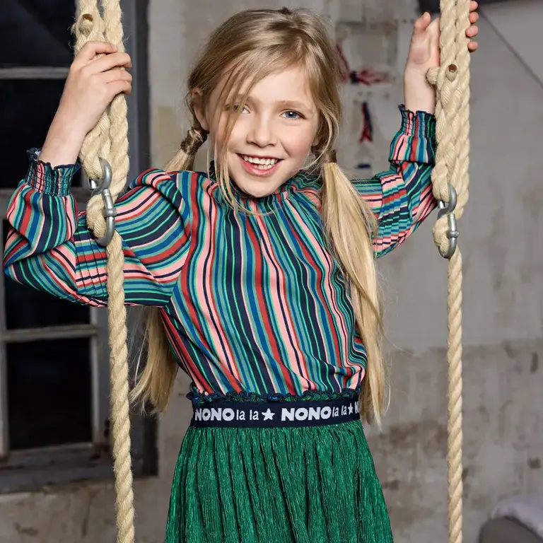 Blouse Taya striped (navy blazer)