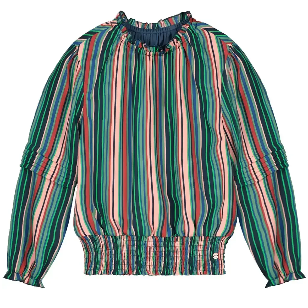 Blouse Taya striped (navy blazer)