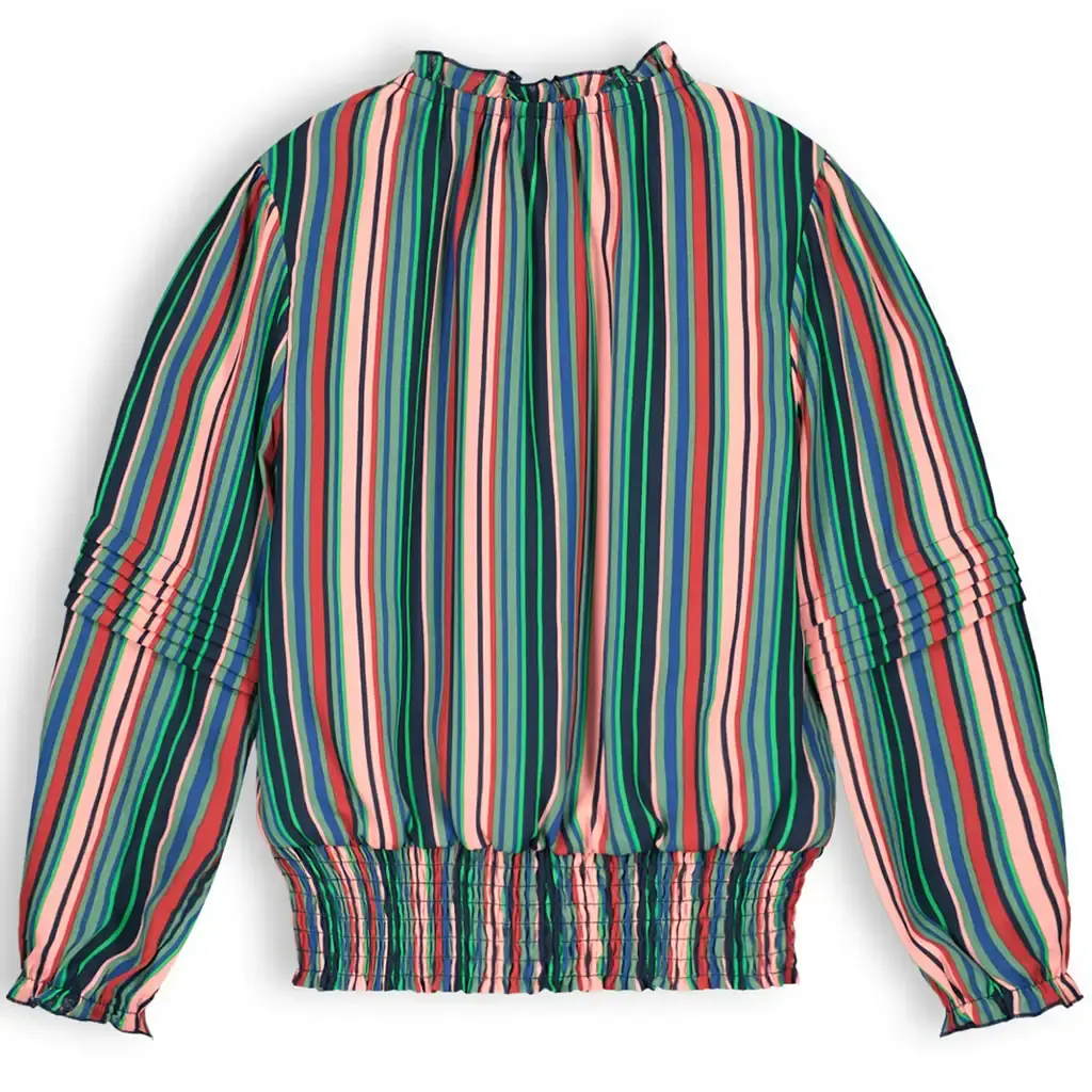 Blouse Taya striped (navy blazer)