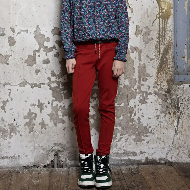 Broek Secla sweat (samba red)