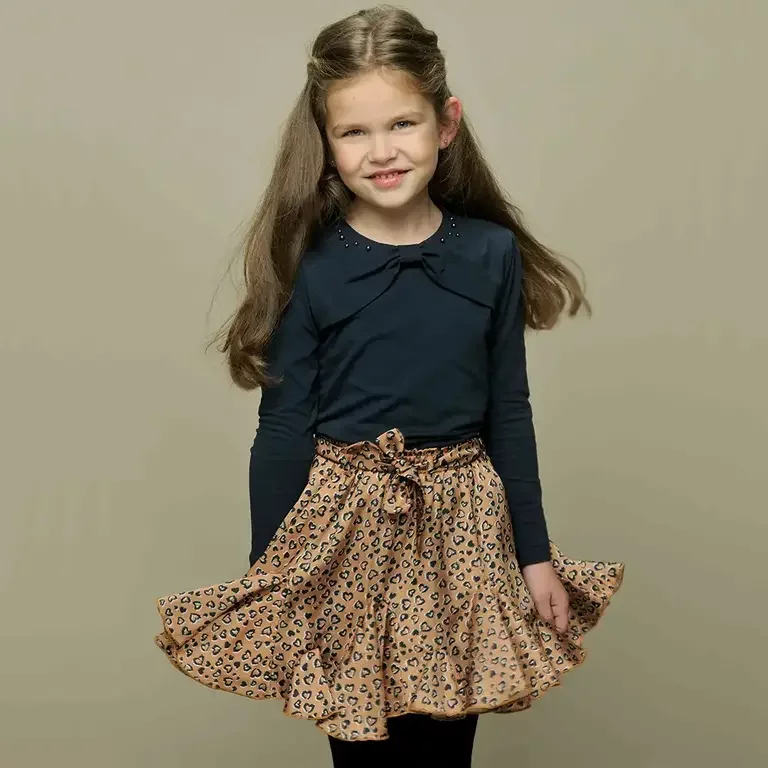 Rokje Tecla (caffè latte leopard)