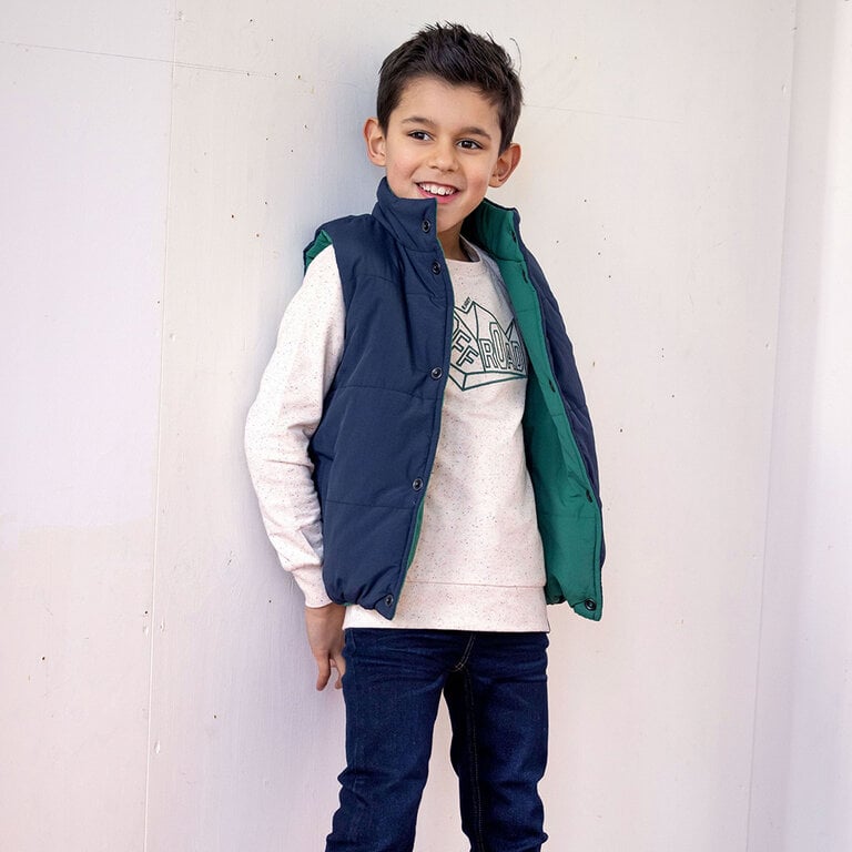 Bodywarmer REVERSIBLE B.True (navy)