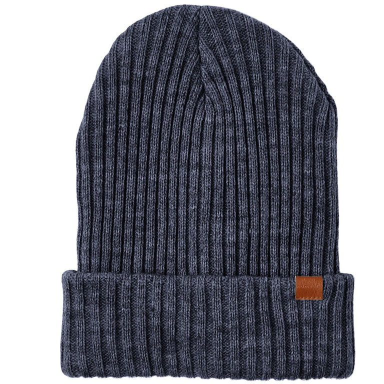 Gebreide beanie/muts Milan (dark sapphire)