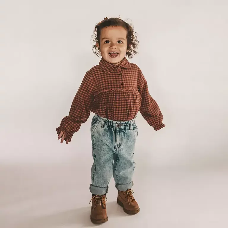 Blouse Merel (brown stone)