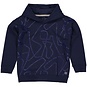 LEVV Trui hoodie Gilius (blue dark lines)
