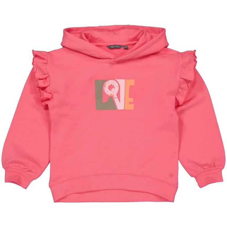 Trui hoodie  Xenna (pink rose)