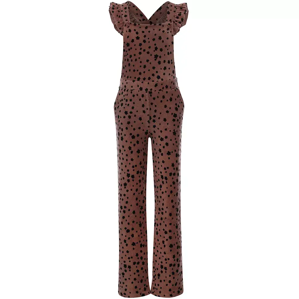 Jumpsuit rib velours (old pink)
