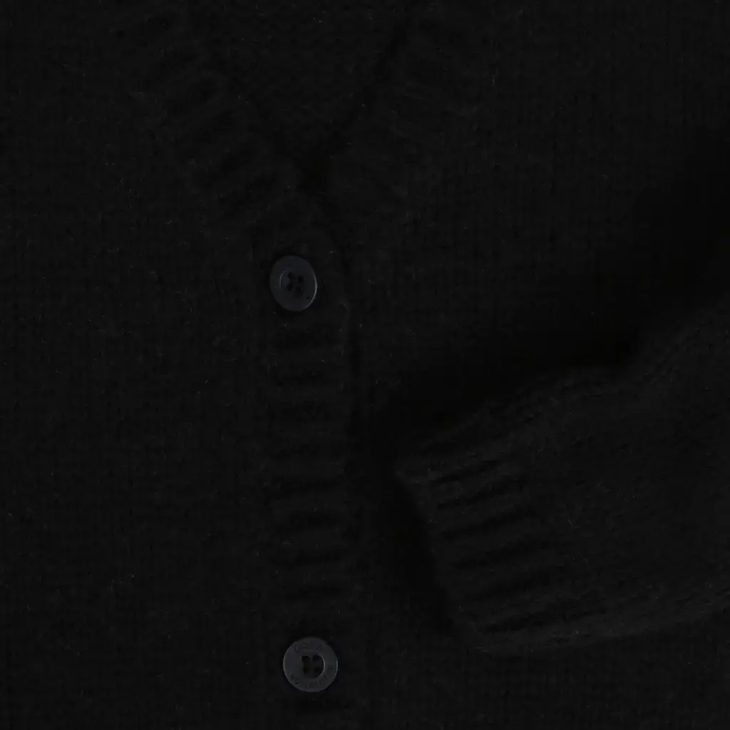 Gebreid vest (black)