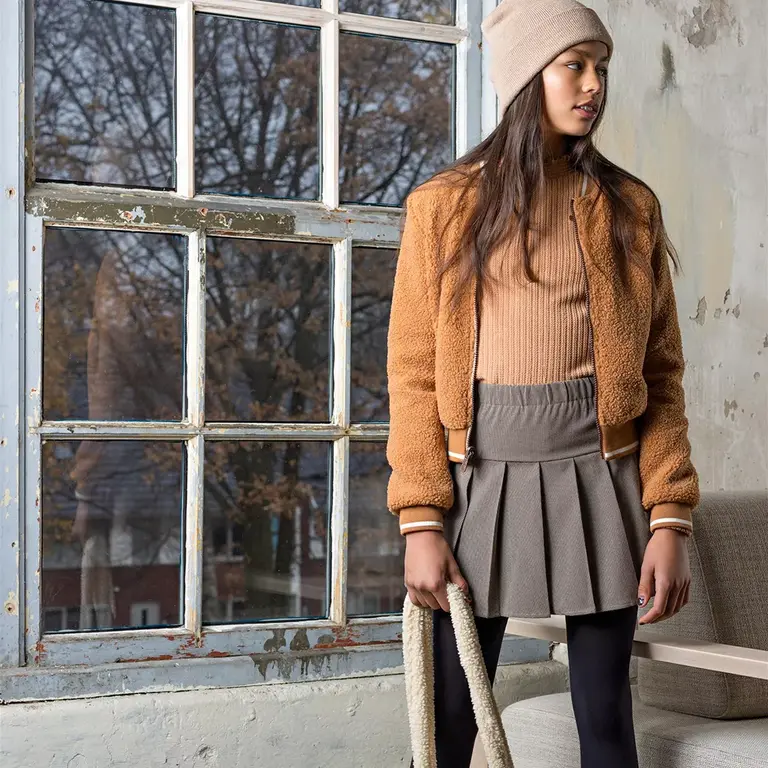 Vest/jasje Donka REVERSIBLE (animal brown)