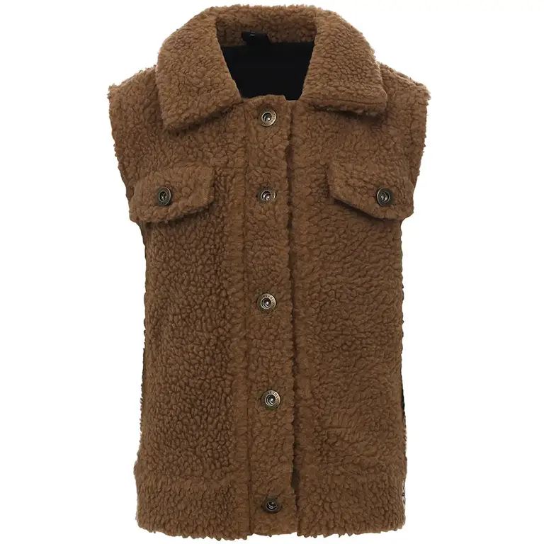 Gilet teddy (brown)
