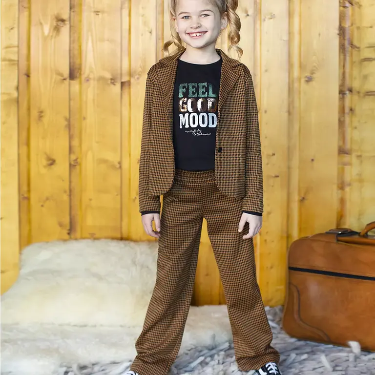 Broek straight fit (toffee)