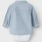 Name It Overhemd-rompertje Riza (cashmere blue)