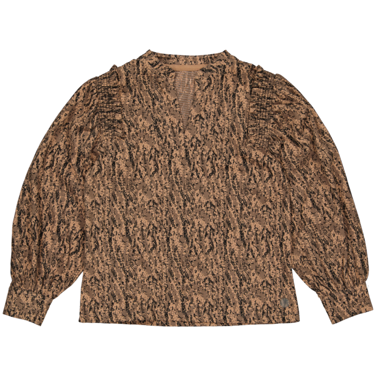 Blouse Filou (aop brown dust flakes)