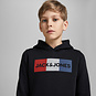 Jack and Jones Trui hoodie LOGO (black)