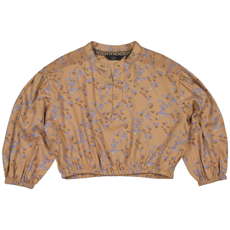 Blouse Gest (aop blue moon flowers)