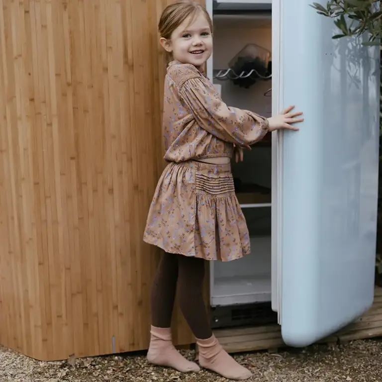 Rokje Gwyn (aop blue moon flowers)