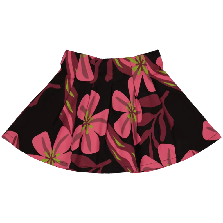 Rokje Avi (aop pink rose big flower)