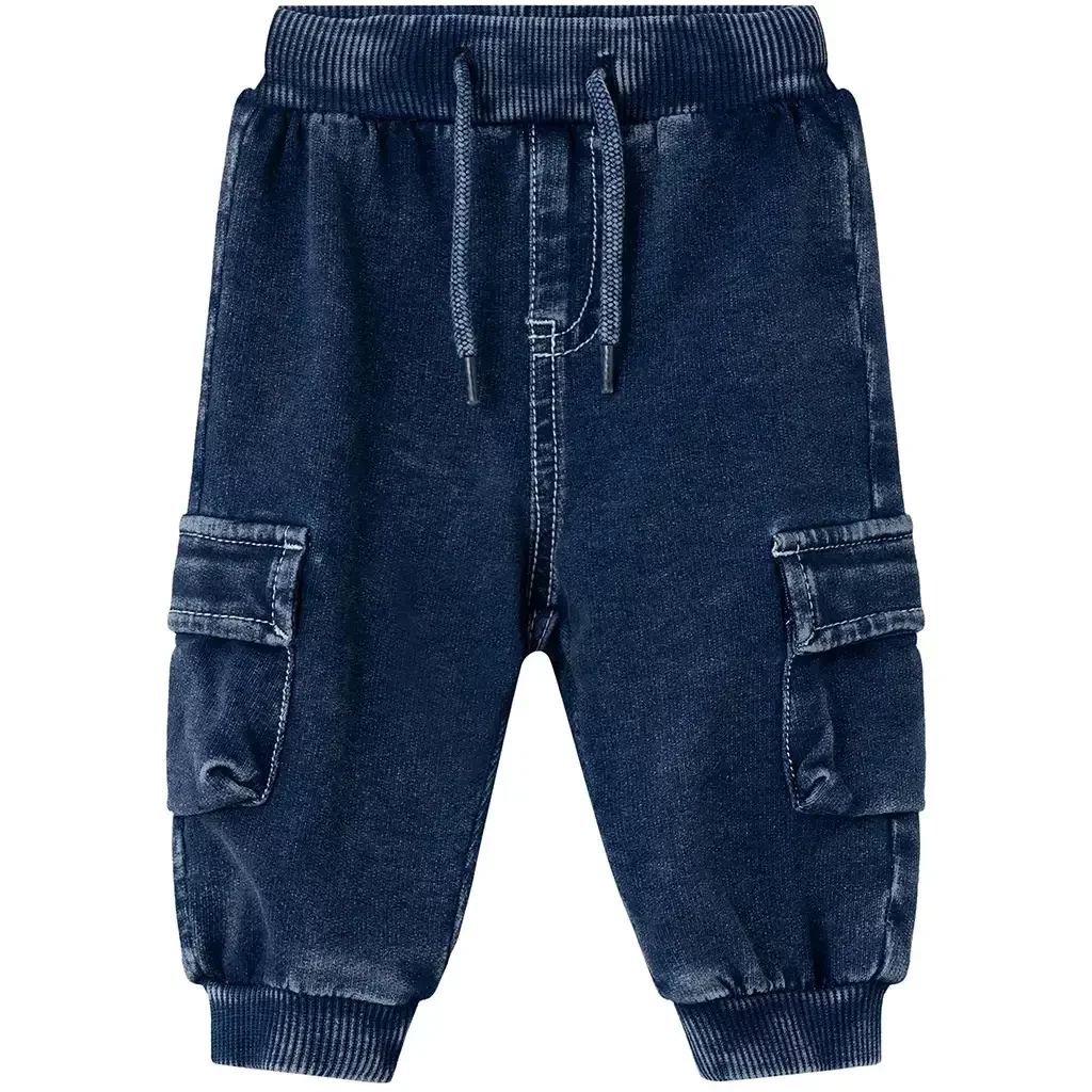 Jeans cargo baggy fit Ben (medium blue denim)