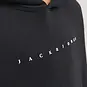 Jack and Jones Trui hoodie loose fit Star (black)