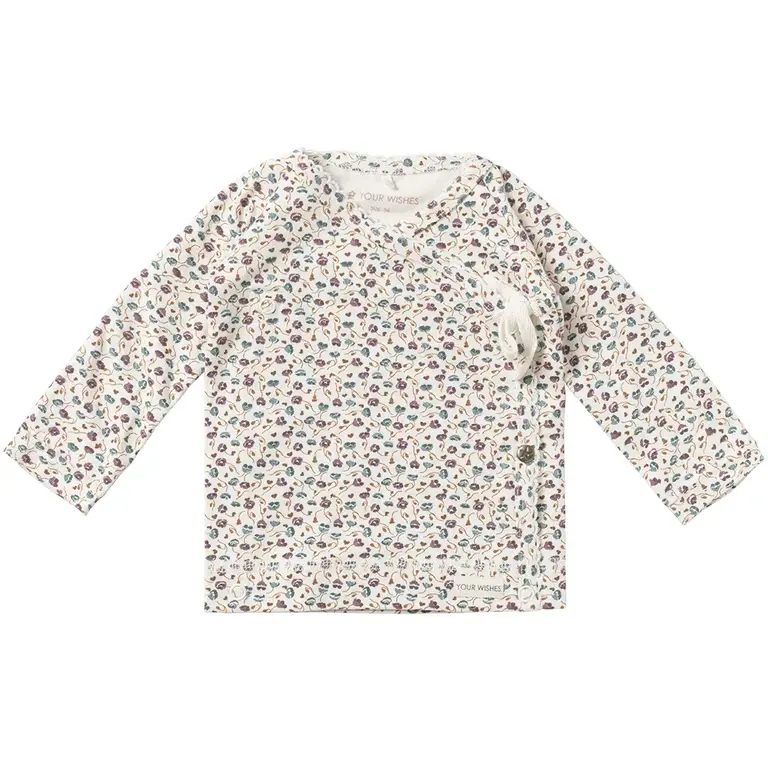 Overslag rompertje Poppies | Nawal (multicolor)