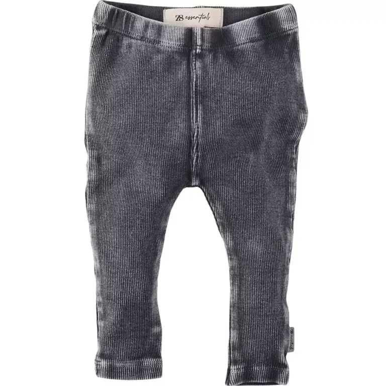 OP=OP! Broekje/legging denim-look rib Emae (black iron)