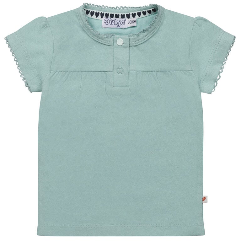 T-shirt Smile (smokey aqua)